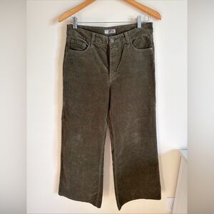 Kut from the Kloth Green Corduroy Pants